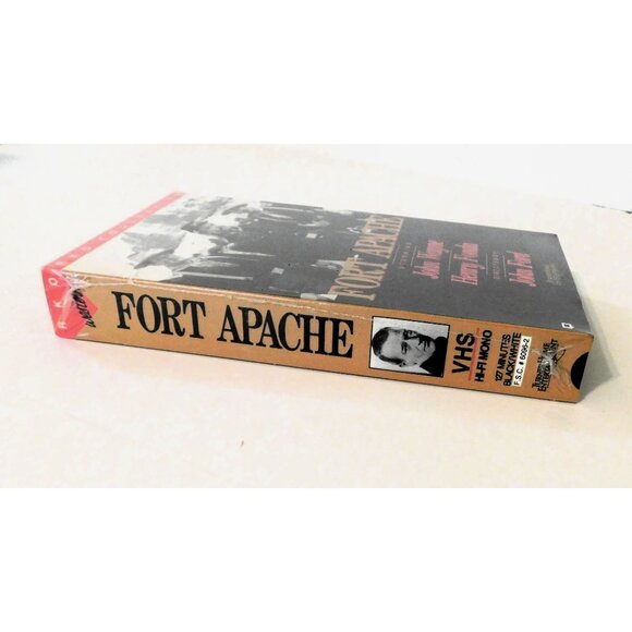 Fort Apache John Wayne Henry Fonda VHS Sealed 1988 RKO Collection - Picture 3 of 3